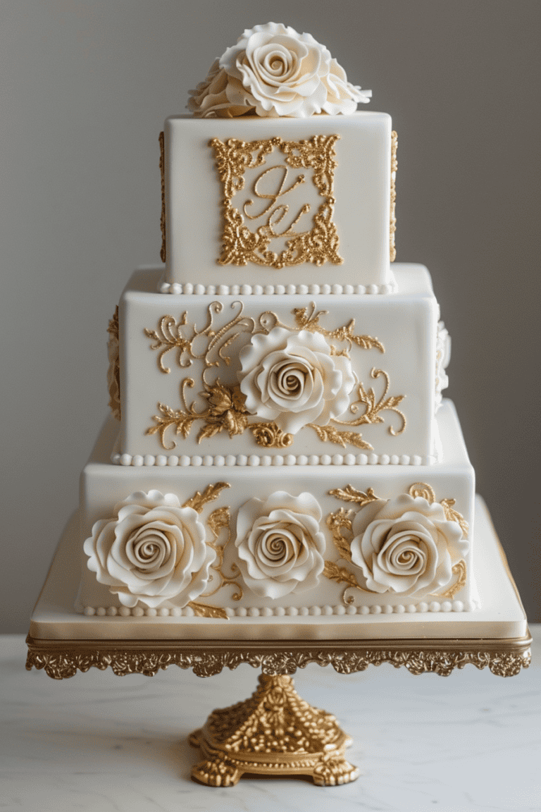A Slice Of The Past: 17 Vintage Wedding Cakes For Modern Love Stories ...