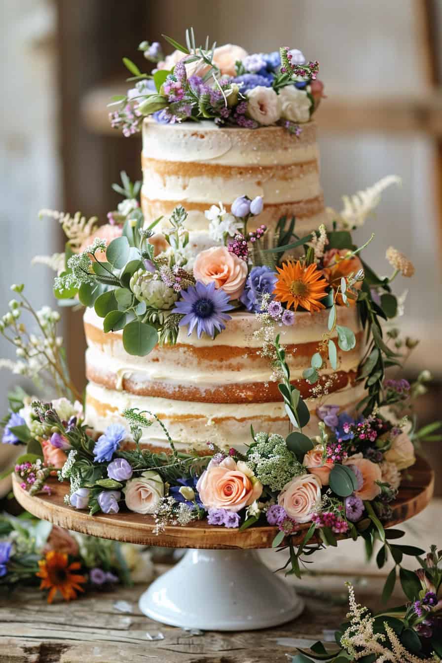 24 Beautiful Floral Wedding Cakes For Your Wedding • Confetti & Roses