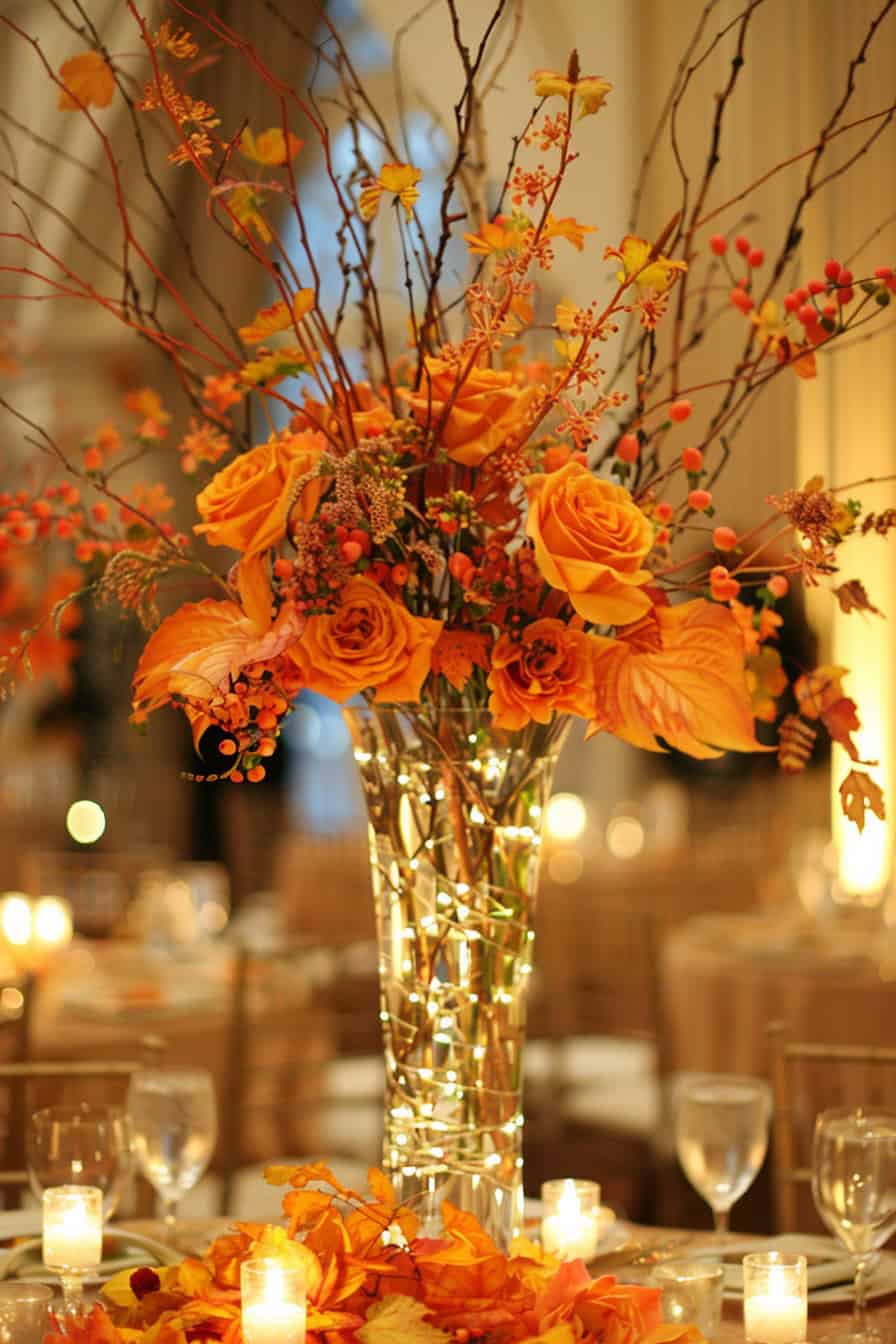 Autumn Elegance: 28 Breathtaking Fall Wedding Centerpieces • Confetti ...