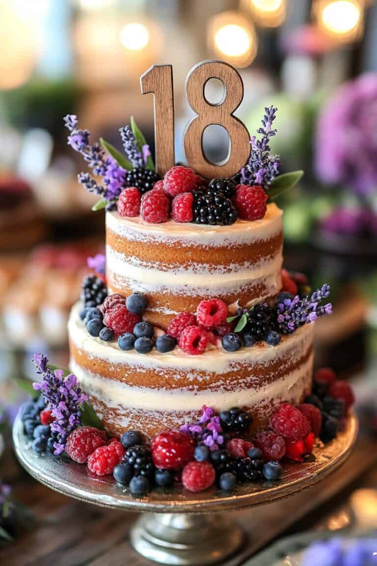 40 Unique 18th Birthday Cake Ideas • Confetti & Roses