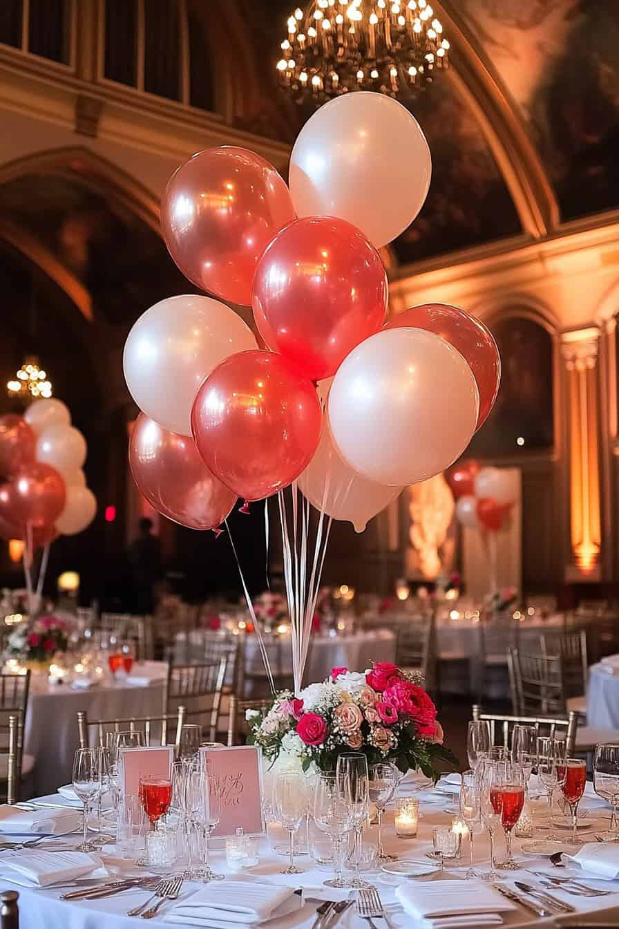 10 Creative Tips Ideas For Wedding Balloon Centerpieces • Confetti