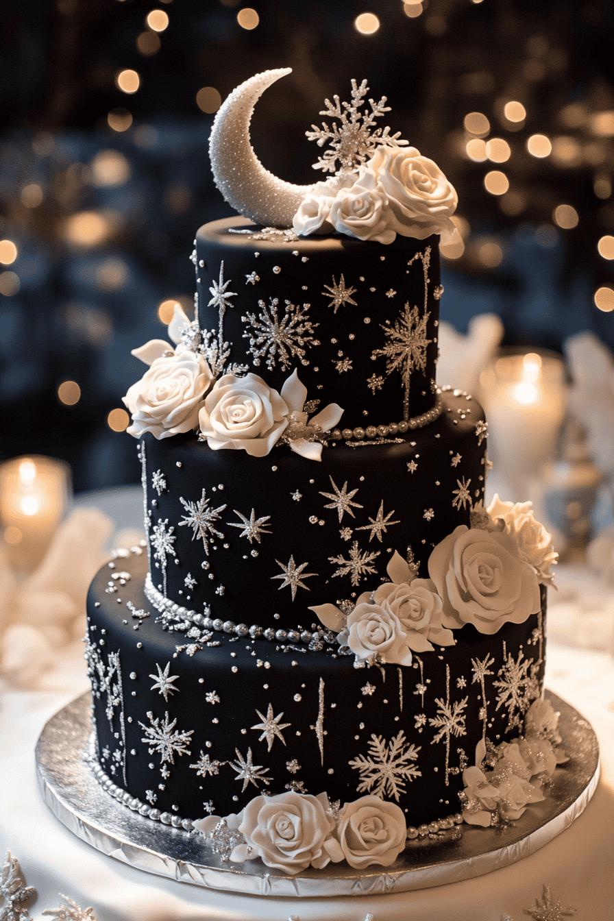Winter Rugged Cake 20 Winter Wedding Cakes That Embrace The Beauty Of The Season ...