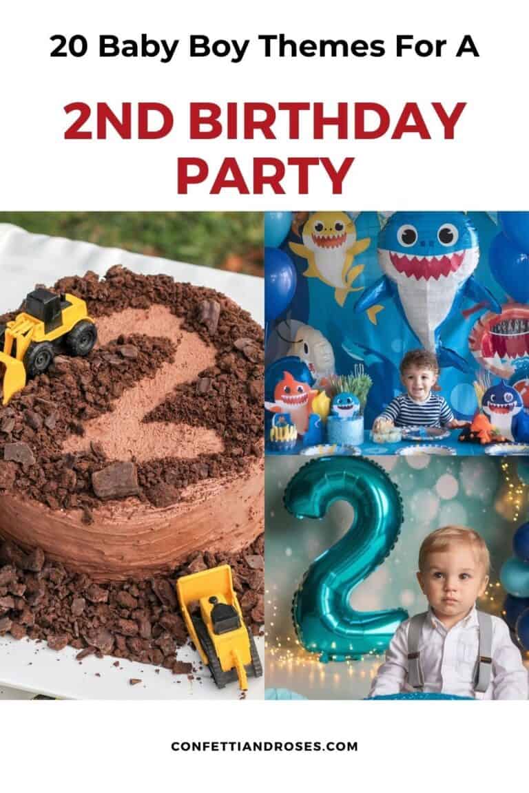 20 2nd Birthday Party Ideas And Themes For Boys • Confetti & Roses