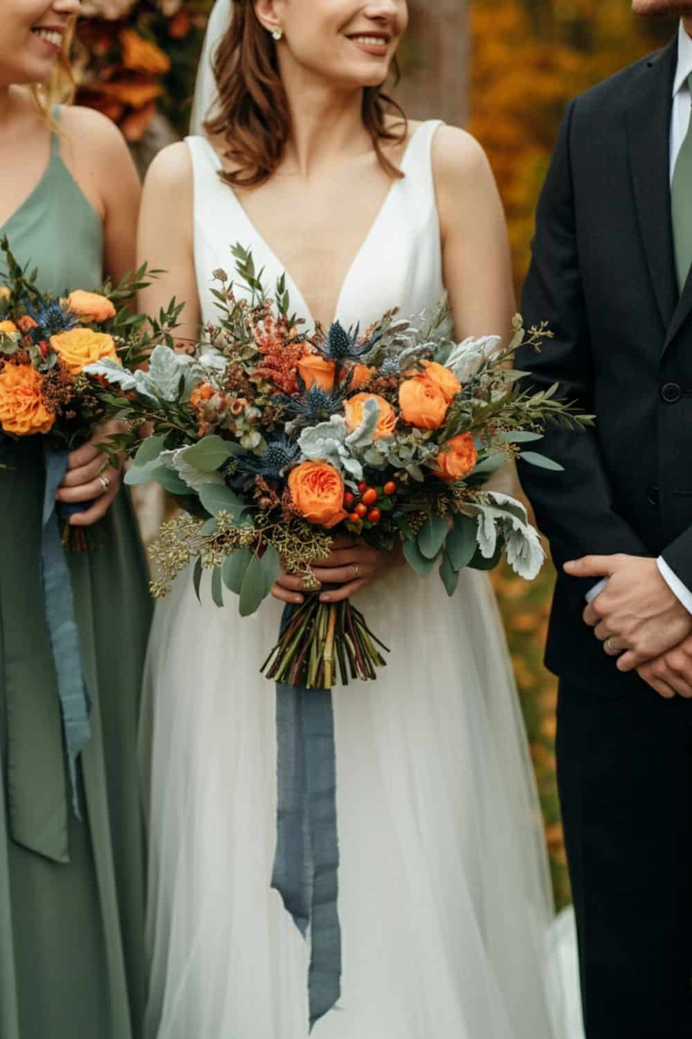 12 Fall Wedding Color Combos Featuring Burnt Orange • Confetti & Roses