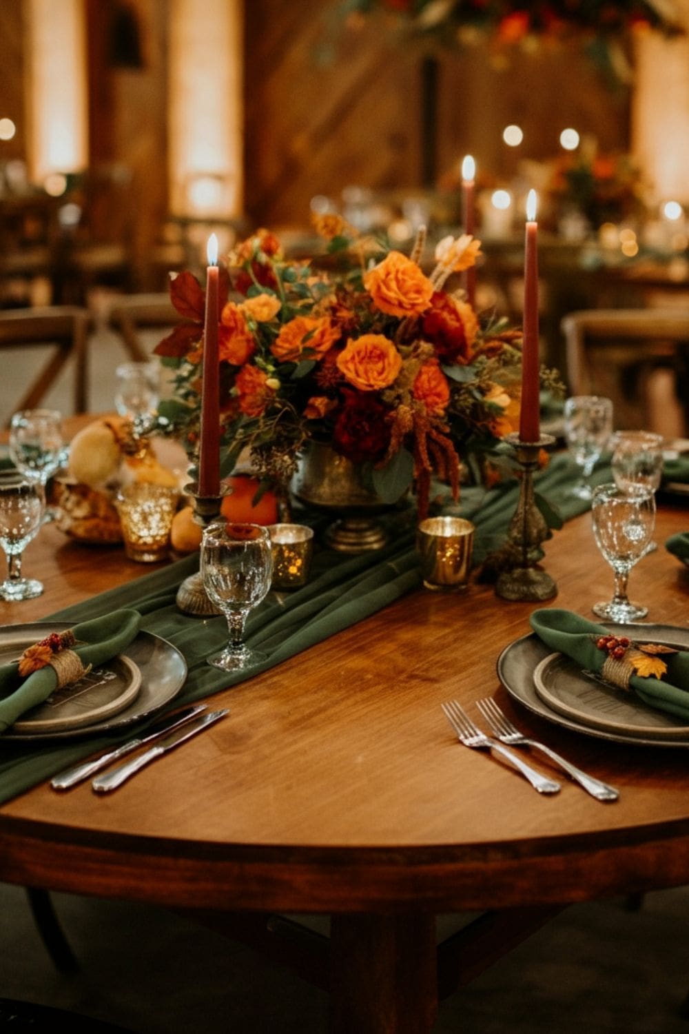 12 Fall Wedding Color Combos Featuring Burnt Orange • Confetti & Roses