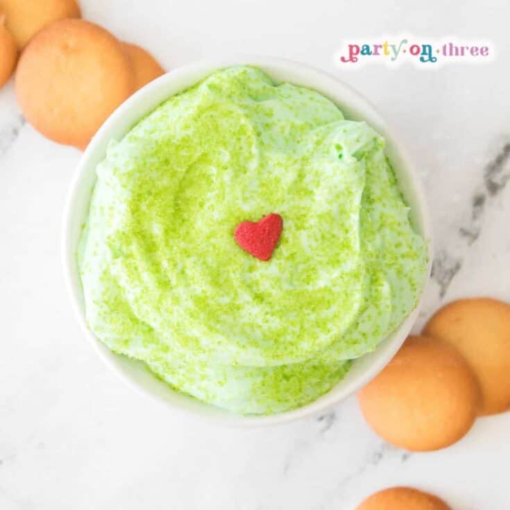 Fresh green ice cream with a heart-shaped topping, perfect for celebrations.