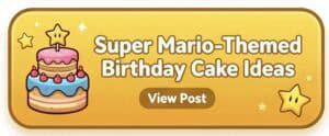 A colorful, Mario-themed birthday cake with stars and vibrant decorations for a fun celebration.